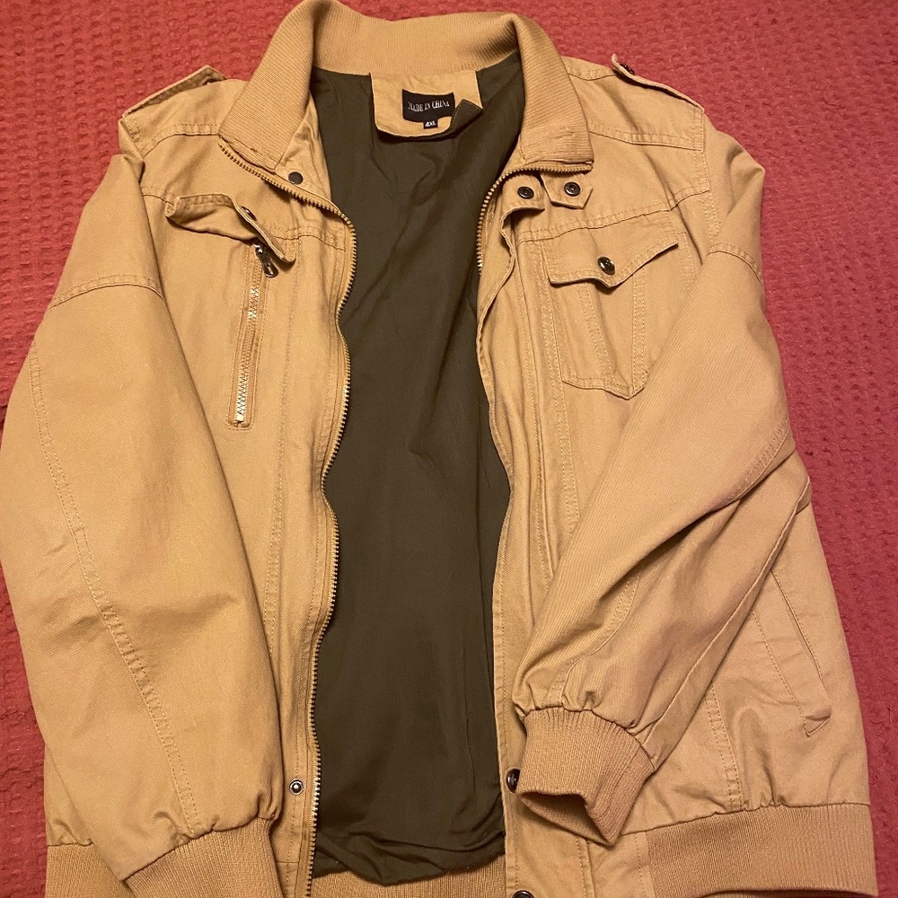 Mens military-style jacket